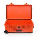Peli Case 1510 Trolley ohne Schaum, orange