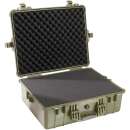 Peli Case 1600 mit Schaum, oliv