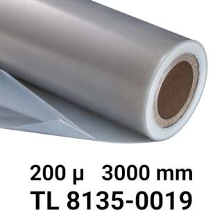 LDPE-Folie 200 µ nach TL 8135-0019, 3000 mm