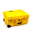 Peli Case 1560 Trolley mit Einteilungssystem, gelb