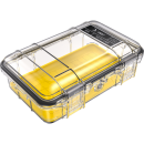 Peli Micro Case M50 transparent (Clear), gelber Einsatz