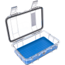 Peli Micro Case M50 transparent (Clear), blauer Einsatz