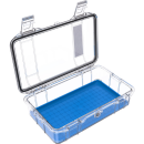 Peli Micro Case M60 transparent (Clear), blauer Einsatz