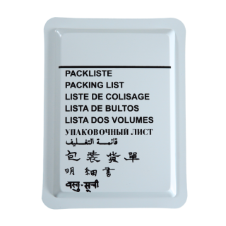 Packlistenabdeckung B6 neutral