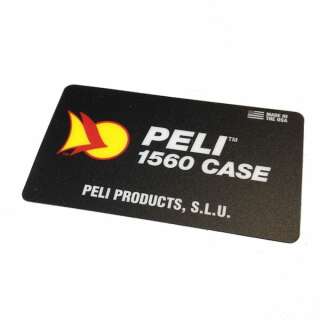 Peli Case 1560 Produktaufkleber