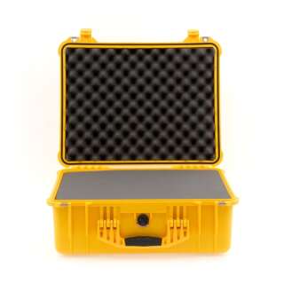 Peli Case 1550 mit Schaum, gelb