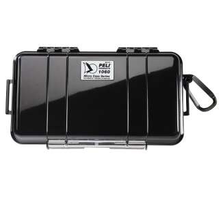 Peli Micro Case 1060 schwarz, schwarzer Einsatz