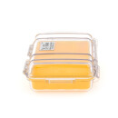 Peli Micro Case 1040 transparent (Clear), gelber Einsatz