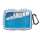 Transparent, blauer Einsatz